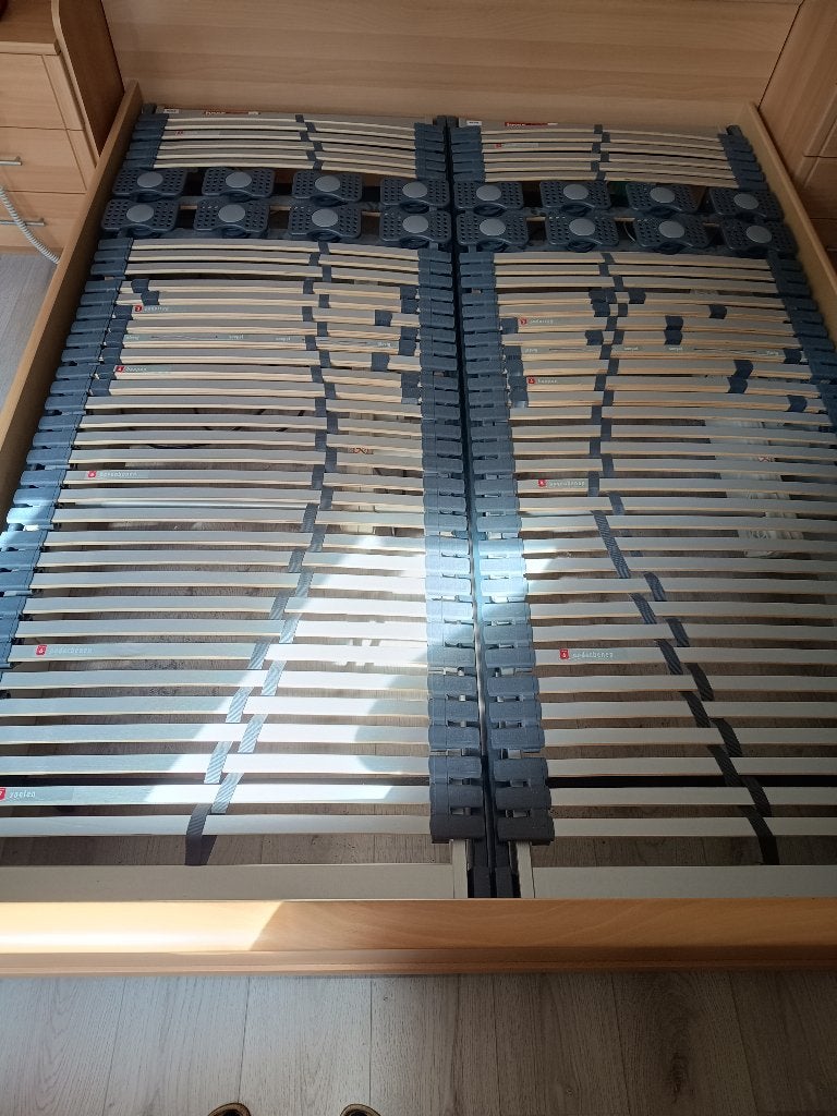 elektrische lattenbodem, Ophalen, Gebruikt, Tweepersoons, 80 cm