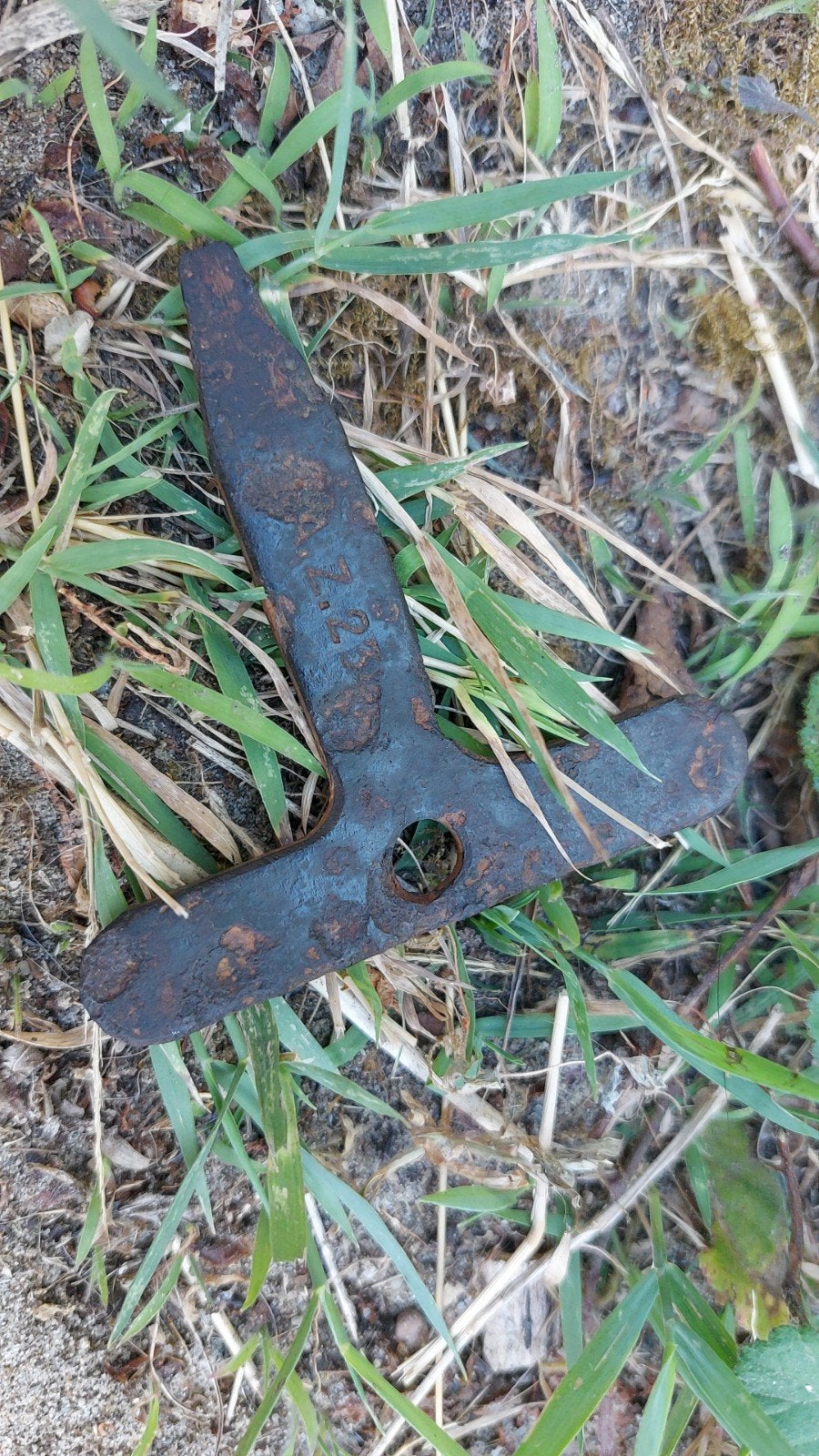 Duitse artillerie az 23 zunder ontsteker sleutel, Verzamelen, Ophalen of Verzenden, Duitsland, Hulzen of Bodemvondsten