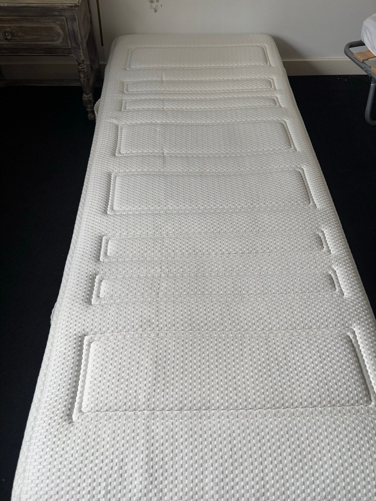 Van Landschoot eenpersoons matras 80x200 - 2 hardheden, Ophalen, Eenpersoons, Zo goed als nieuw, 80 cm