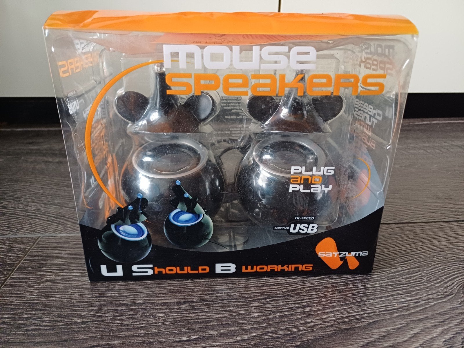 Nieuwe SatZuma Muis Speakers - USB Aangedreven, Ophalen of Verzenden, Nieuw, Audiokanaal 2, SatZuma
