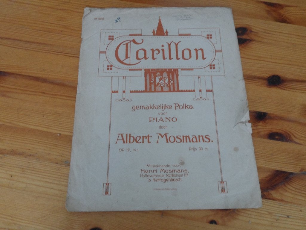 Albert Mosmans, Zang, Gebruikt, Ophalen of Verzenden, Artiest of Componist