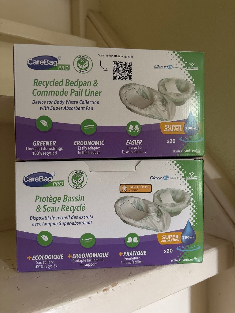 Hygiënische toiletemmer zakken (20 stuks) | Voor Toiletstoel, Diversen, Ophalen of Verzenden, Nieuw
