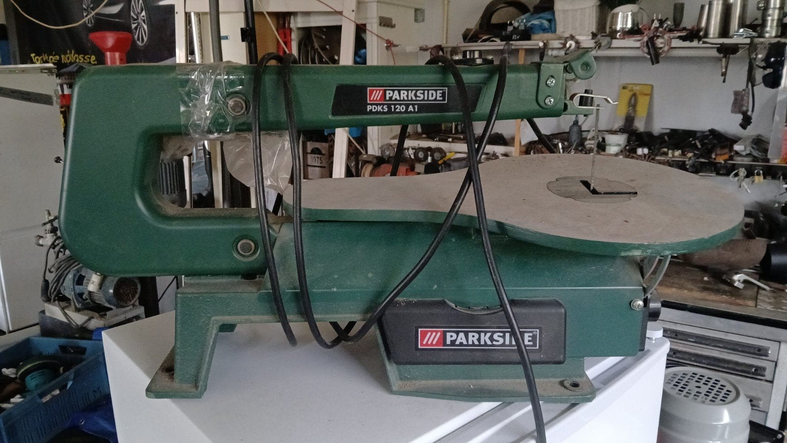 Nieuwe Parkside Decoupeerzaag tafel PDKS 120 A1, Ophalen, Nieuw, Decoupeerzaag, Parkside