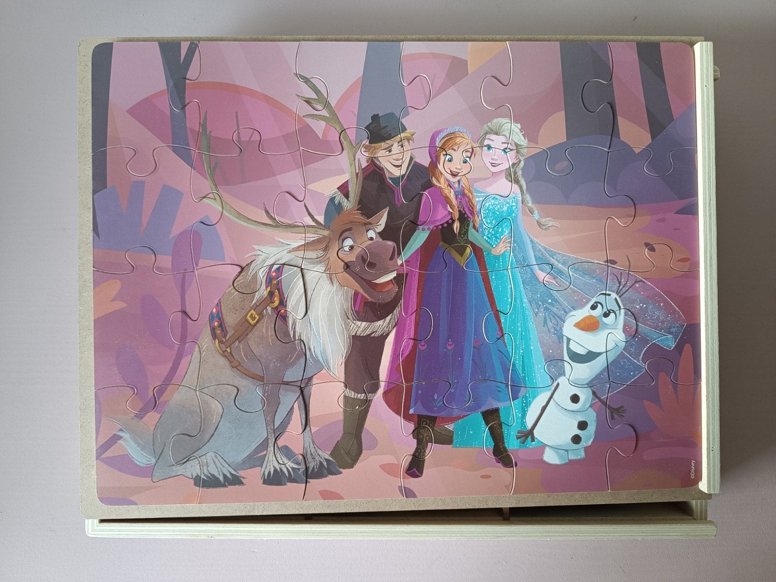 3 Frozen houten puzzels - helemaal nieuw, Ophalen, 10 tot 50 stukjes, Nieuw, Van hout