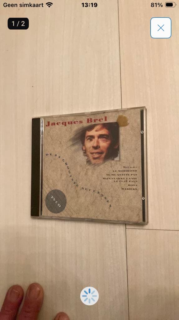 Jacques Brel - de 21 grootste successen, Ophalen of Verzenden, Gebruikt