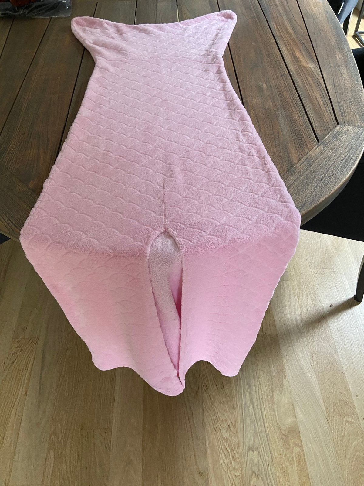 Fleece deken kinderen (zeemeerminnen staart), Ophalen of Verzenden, Gebruikt, Deken