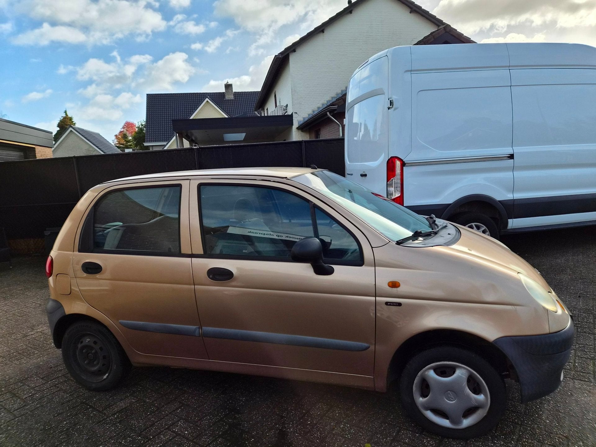 Daewoo Matiz 0.8 Pure apk tm oktober 2027, Auto's, Voorwielaandrijving, Gebruikt, Matiz, Beige