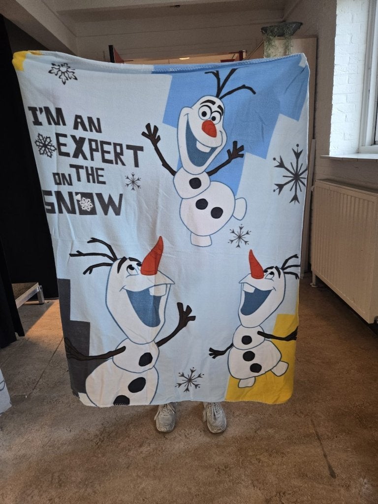 Fleece deken Olaf, Ophalen, Gebruikt, Deken