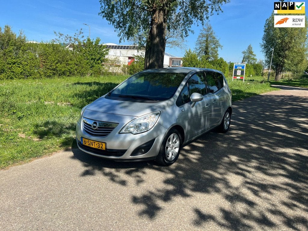 Opel Meriva 1.4 Turbo Cosmo Airco Cruise Half Leder, Auto's, Opel, Voorwielaandrijving, Euro 5, Gebruikt, 4 cilinders