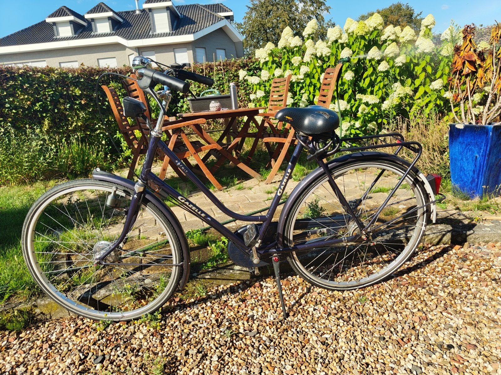 Gazelle fiets, Ophalen