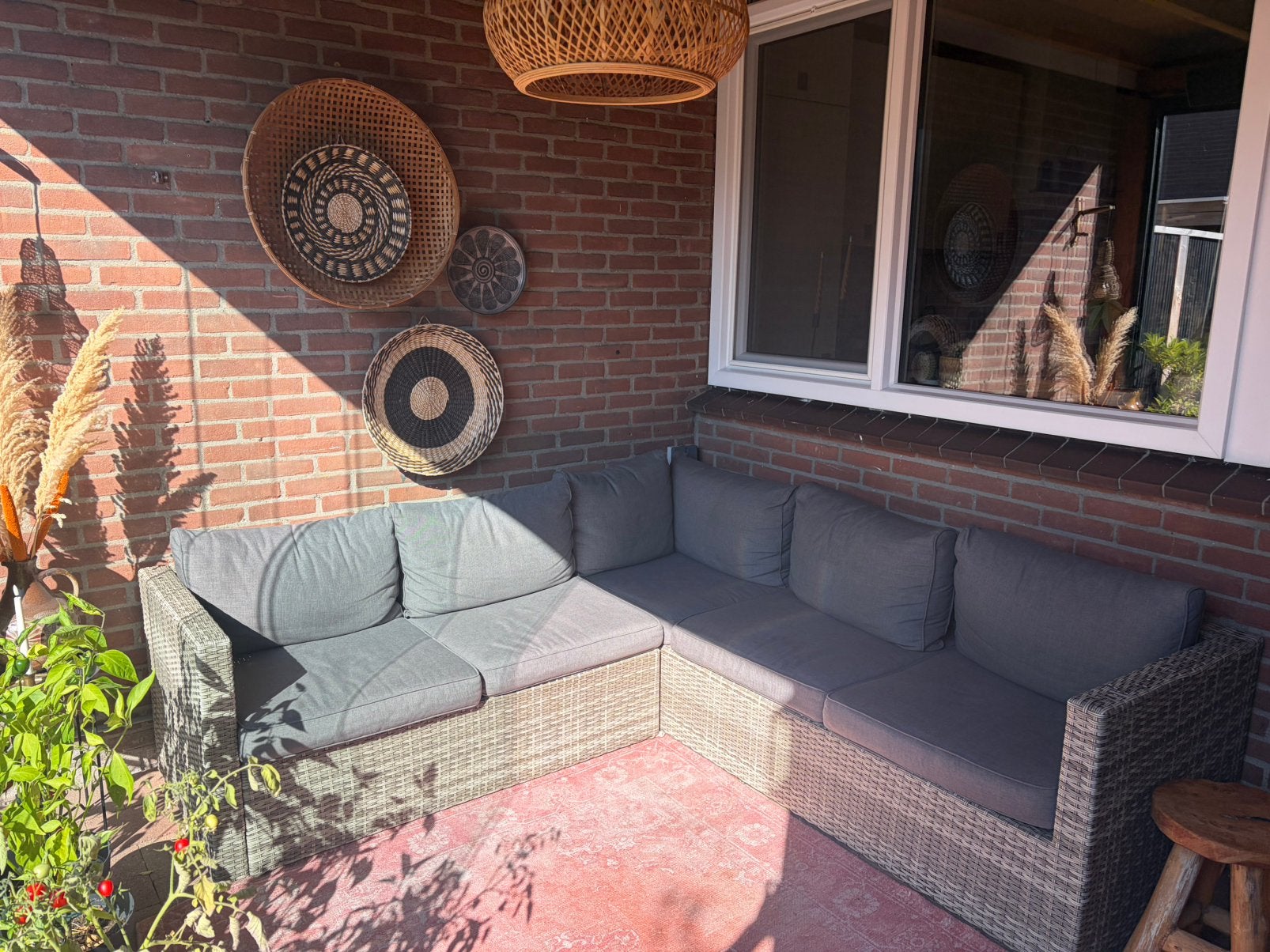 Hoek Tuinbank kwantum, Tuin en Terras, Ophalen, Gebruikt