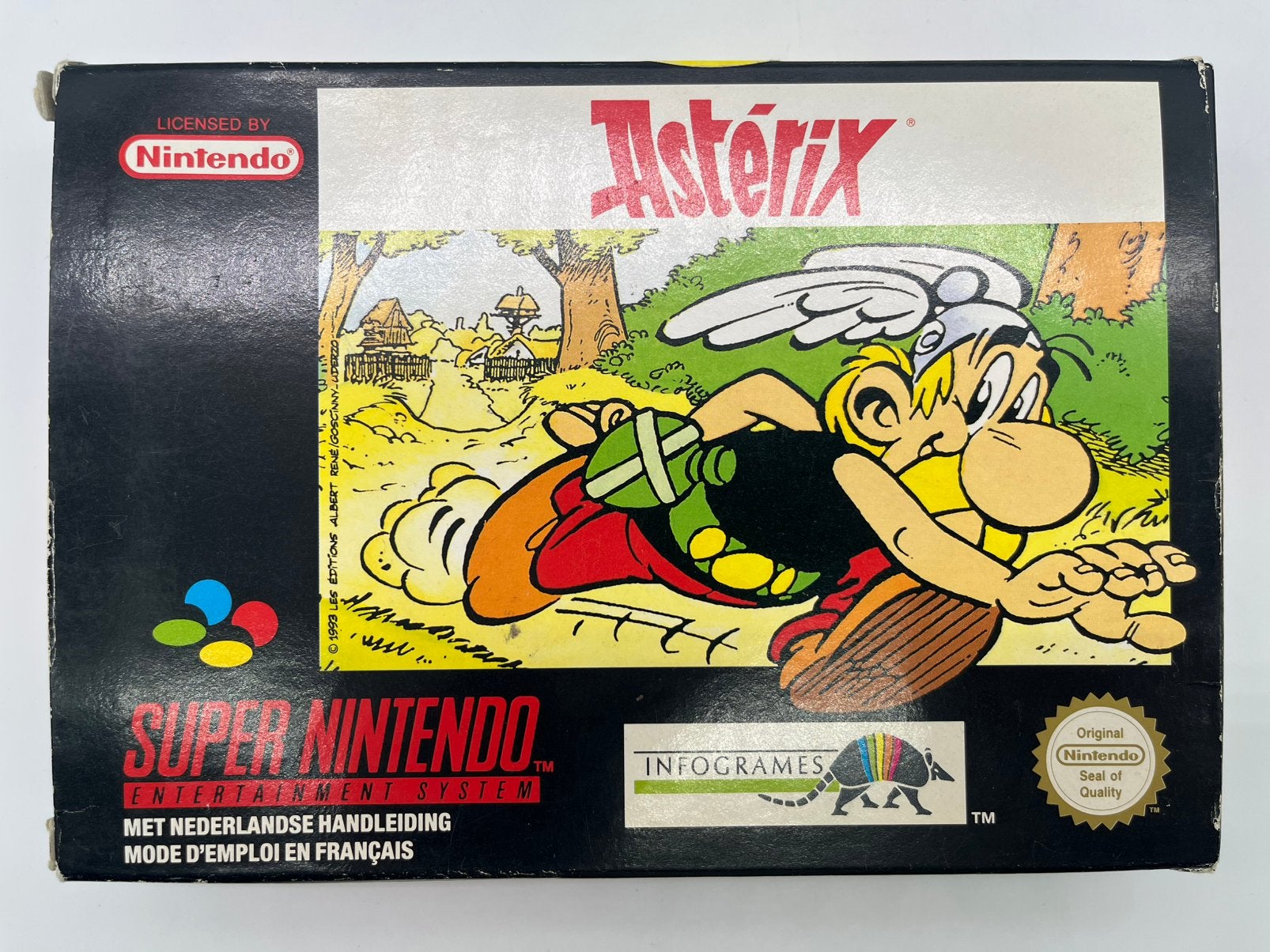 Asterix SNES PAL FAH Compleet Met Poster!, Avontuur en Actie, 1 speler, Ophalen of Verzenden, Zo goed als nieuw