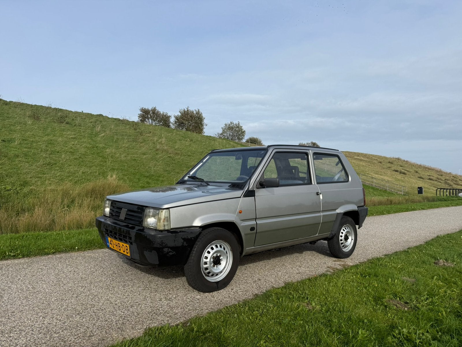 Fiat Panda 1.1 apk 1 jaar Ex louman museum auto., Auto's, Voorwielaandrijving, 54 pk, Origineel Nederlands, Handgeschakeld