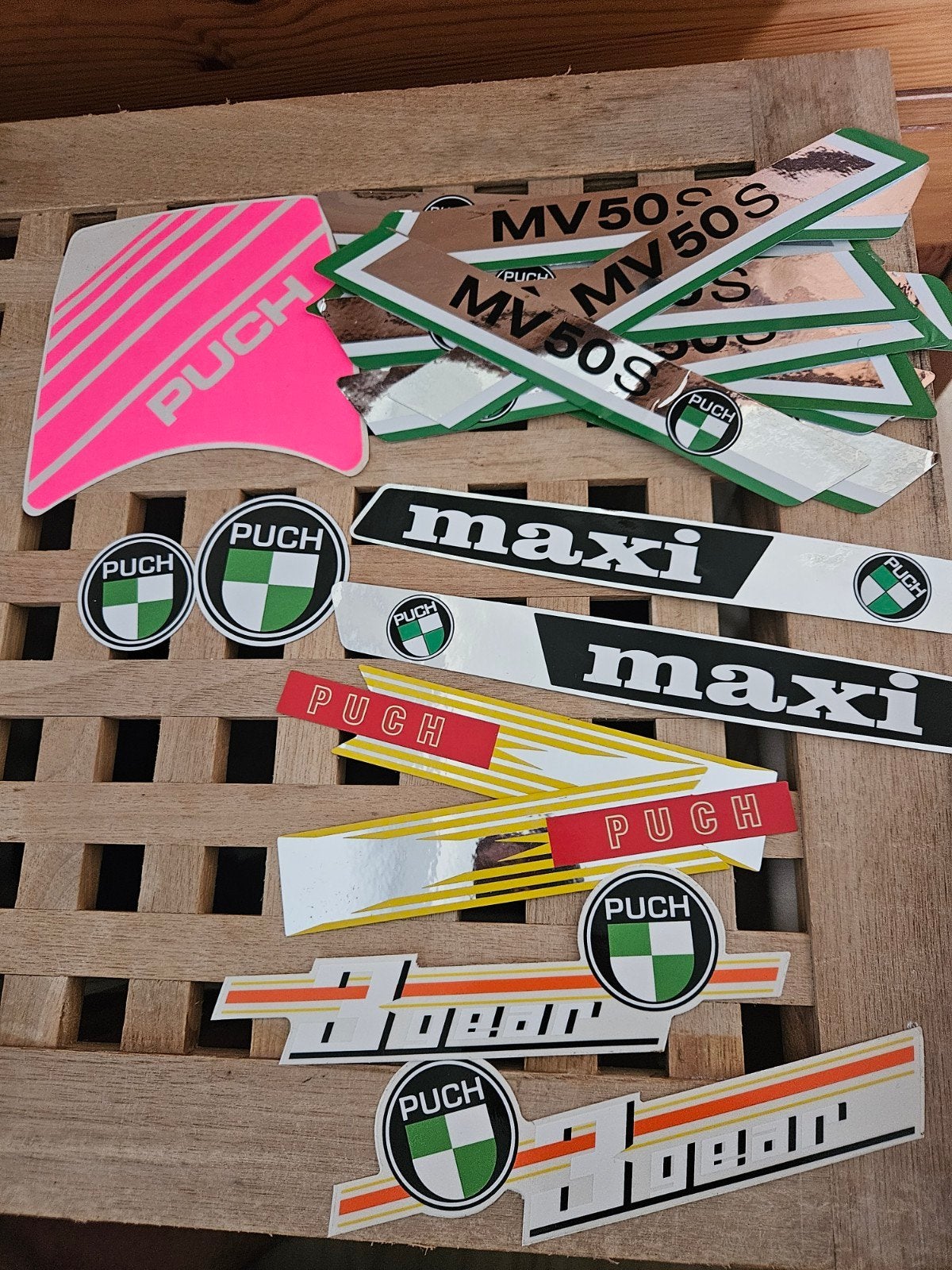 Puch Brommer stickers, Verzamelen, Ophalen of Verzenden, Zo goed als nieuw