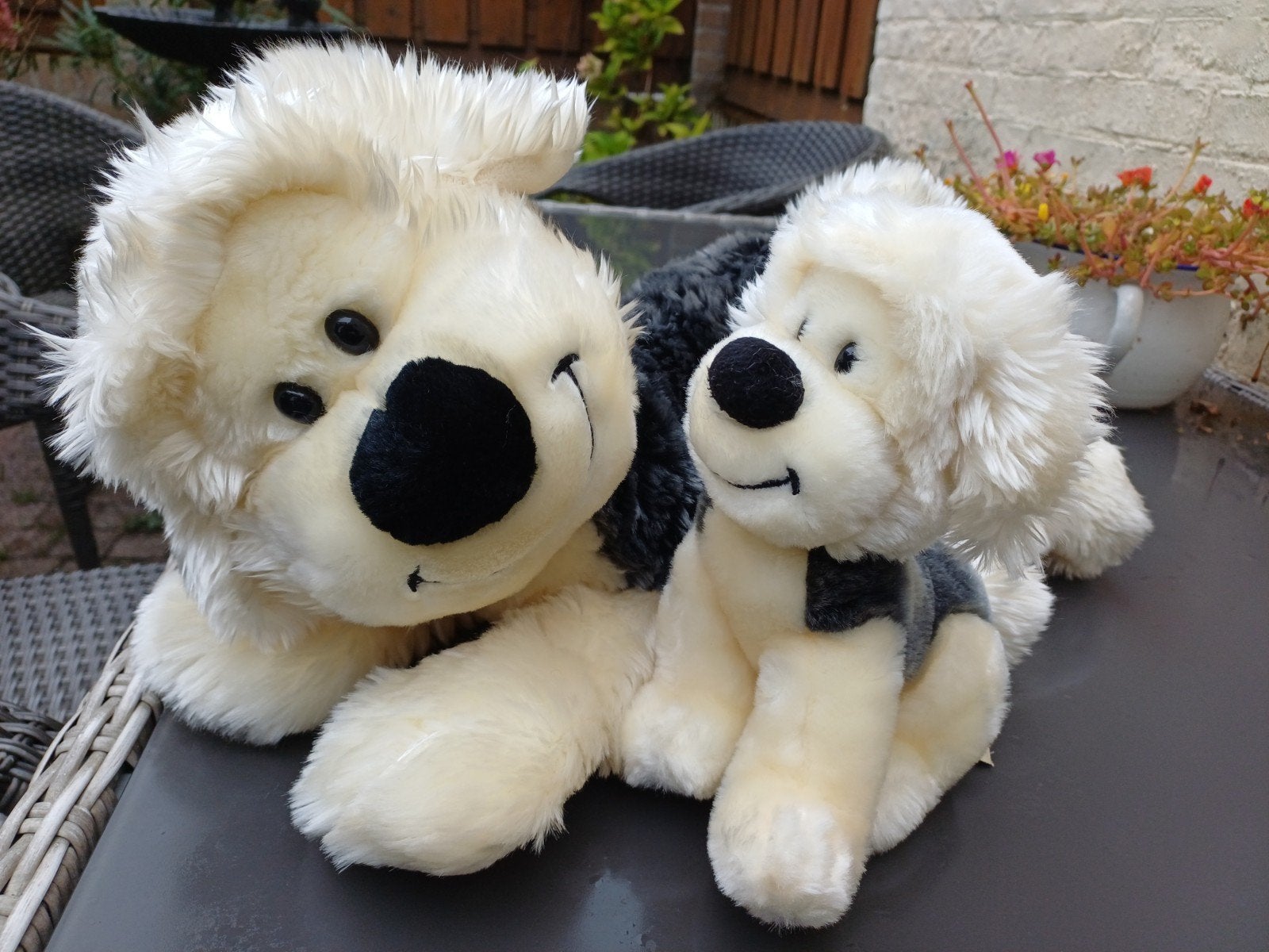 2 originele Samson knuffels van Studio 100, Overige merken, Overige karakters, Grijs, Zo goed als nieuw