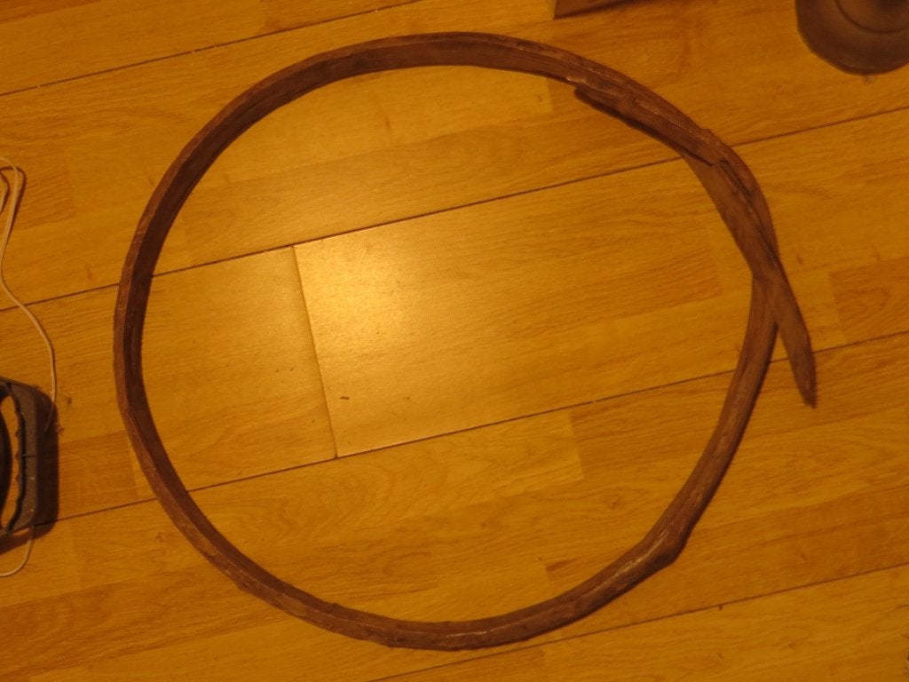 hoepel van wilgetak, bodemvondst waterput kuiper vat ton, Antiek en Kunst, Ophalen of Verzenden
