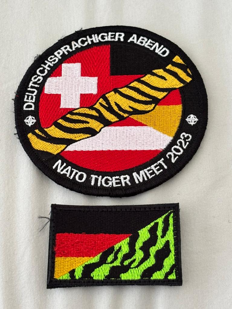 Setje nato tiger meet 23 emblemen, Verzenden, Luchtmacht, Duitsland, Embleem of Badge