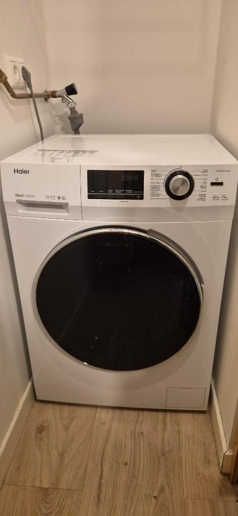 Haier 8kg wasmachine, Ophalen, 1200 tot 1600 toeren, Gebruikt, 8 tot 10 kg