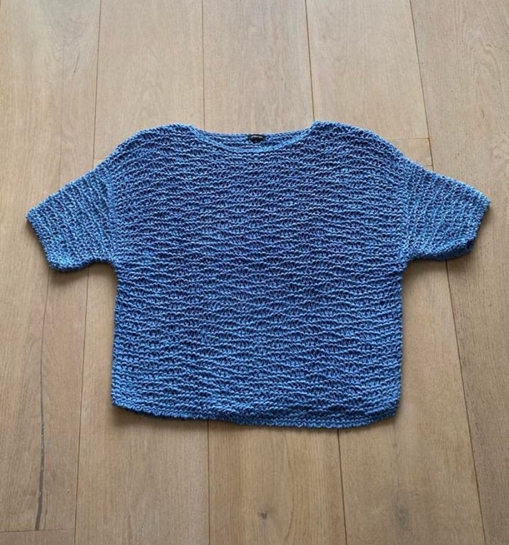 Caroline Biss 40 nieuwstaat, Kleding | Dames, Truien en Vesten, Ophalen of Verzenden, Zo goed als nieuw, Maat 38/40 (M), Blauw