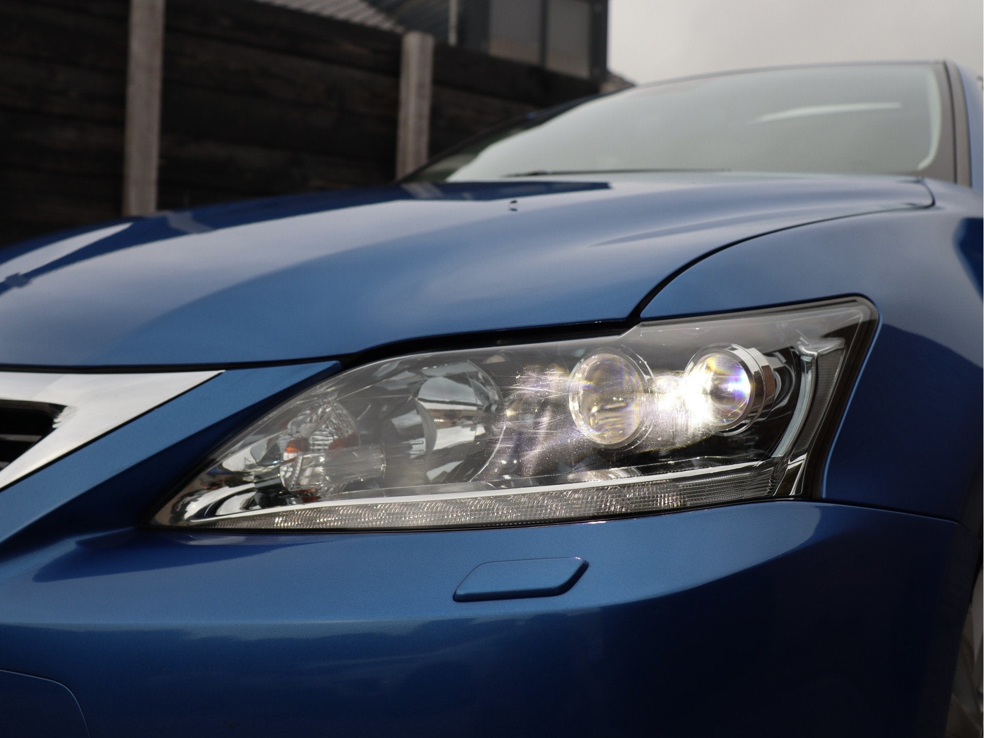 Lexus CT 200h Luxury Line dealer o.h. | leder | dakraam, 136 pk, Gebruikt, 4 cilinders, Blauw