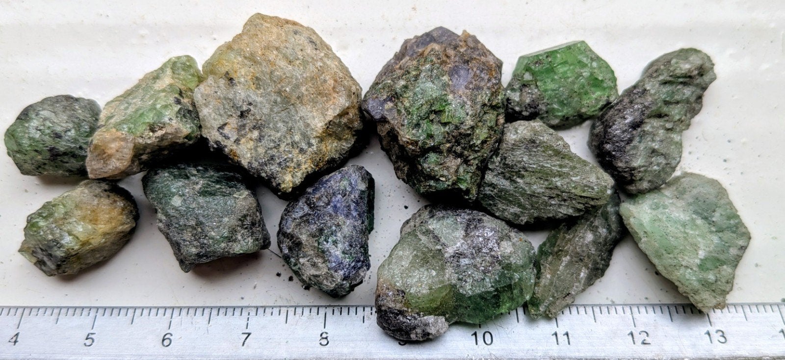 Ruwe Tsavoriet Tanzania, Verzenden, Mineraal