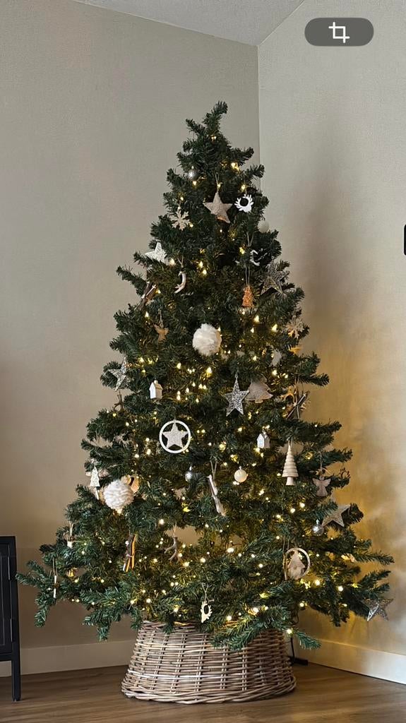Kerstboom 2m hoog, Ophalen, Gebruikt
