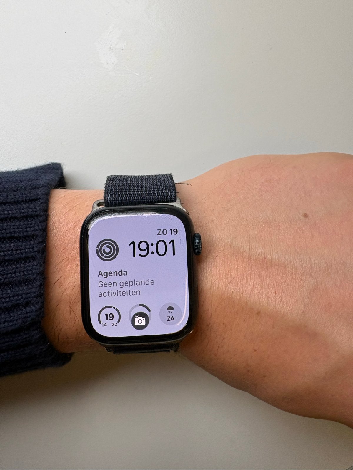 Apple Watch Series 9 GPS 45mm, Zwart, IOS, Ophalen of Verzenden, Waterdicht