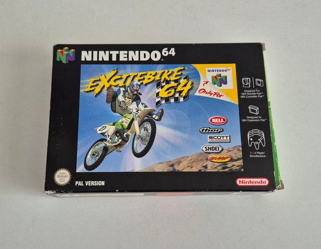 Excitebike 64 Nintendo 64 N64 Game Compleet, Spelcomputers en Games, Games | Nintendo 64, Gebruikt, 1 speler, Racen en Vliegen