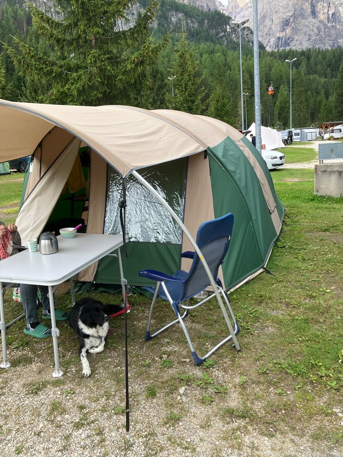 Aluminium boogtent Falco Zeearend 4 persoons, Ophalen, Gebruikt, Tot en met 4