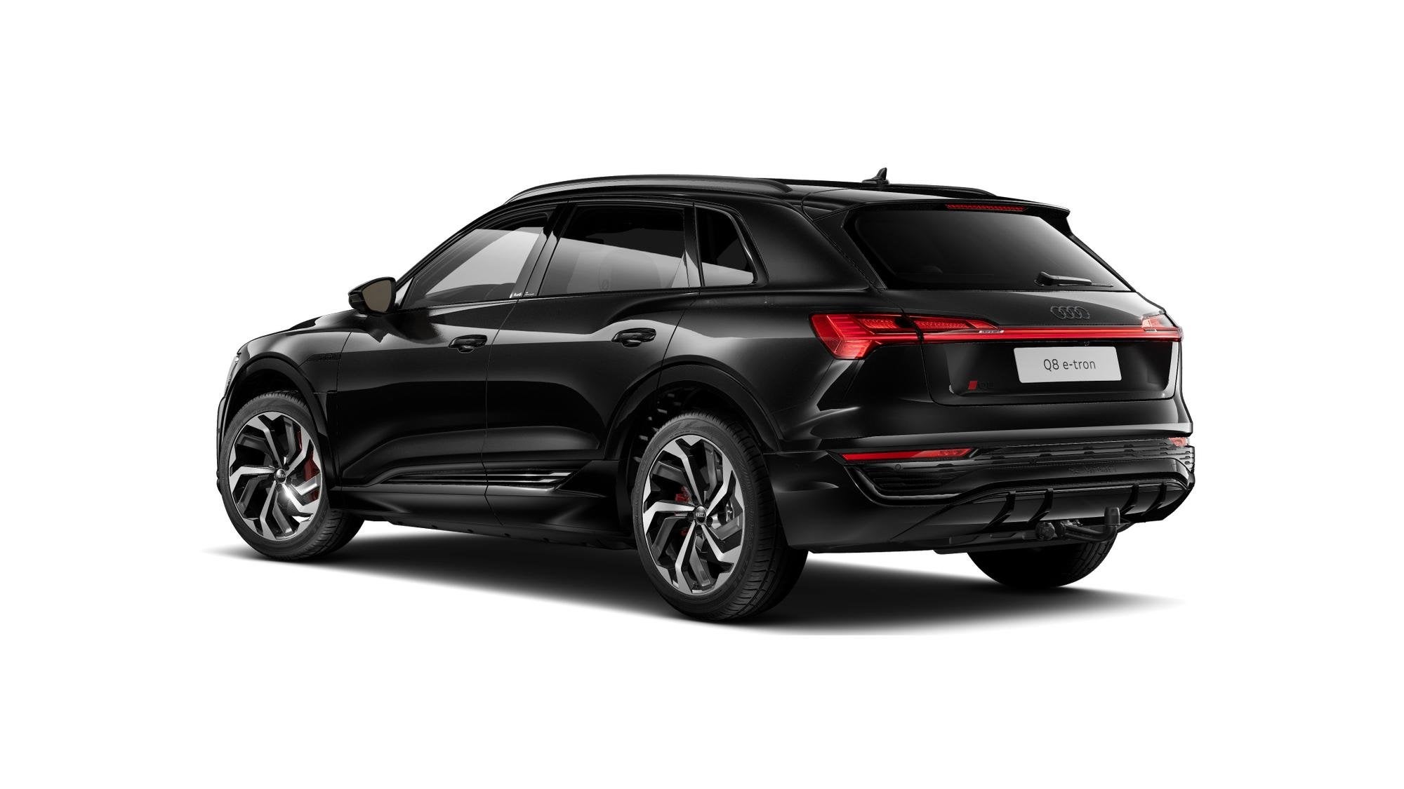 Audi Q8 e-tron 55 quattro S Edition 115 kWh Trekhaak - Panor, Auto's, Automaat, Dealer onderhouden, Gebruikt, Huisgarantie