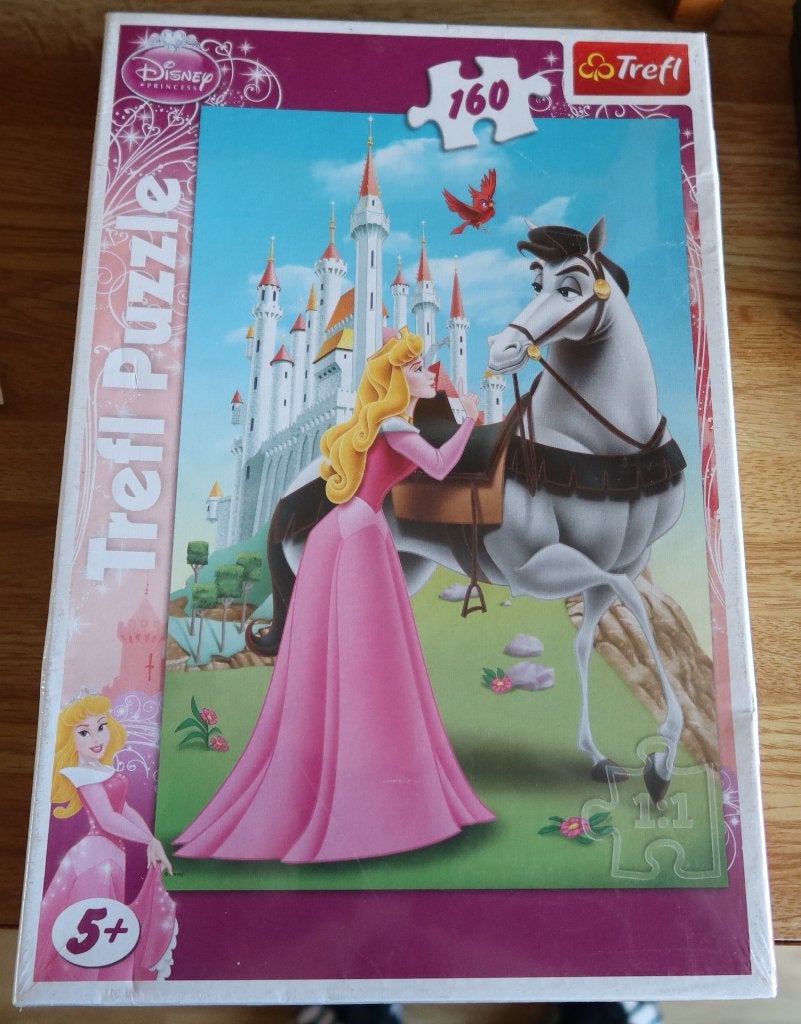 Legpuzzel Trefl – 160 stukjes – Walt Disney –Sleeping Beauty, Ophalen of Verzenden, Minder dan 500 stukjes, Nieuw, Legpuzzel