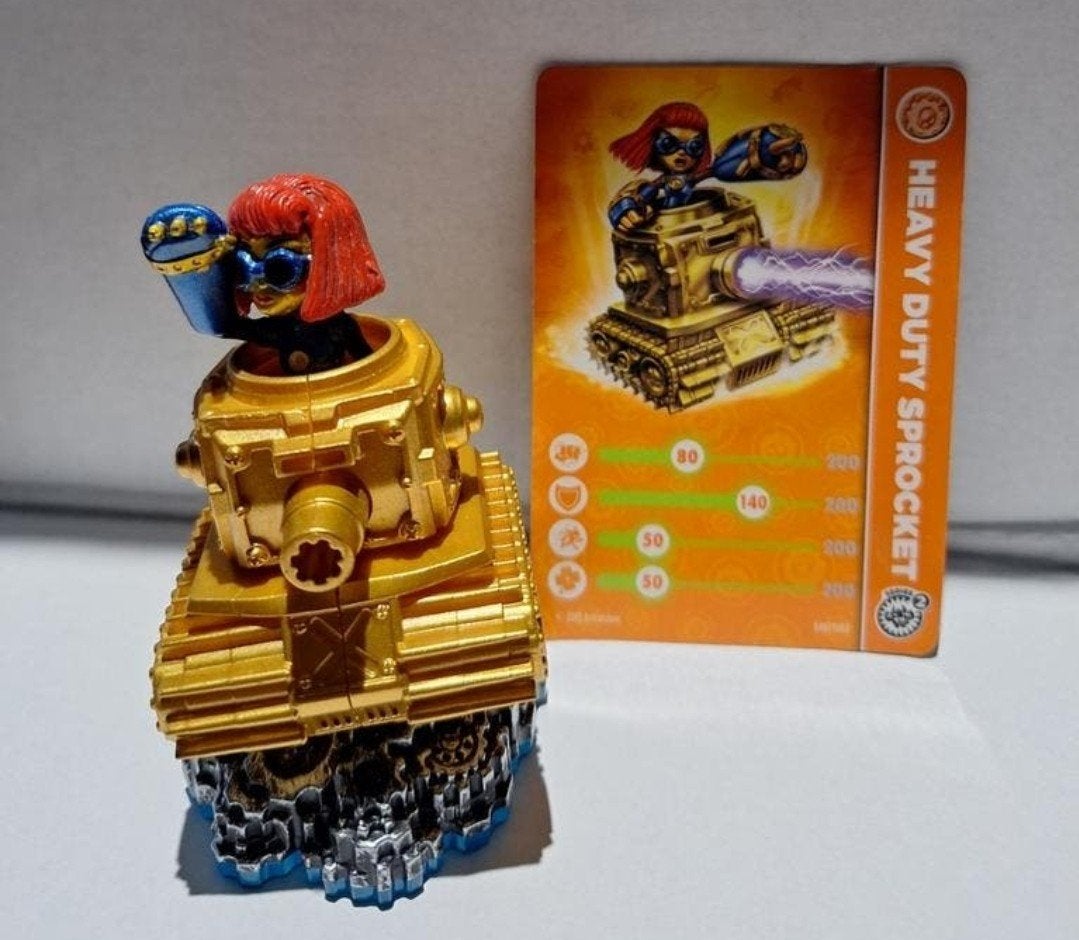 Skylanders Heavy Duty Sprocket Wii + kaartje, Ophalen of Verzenden