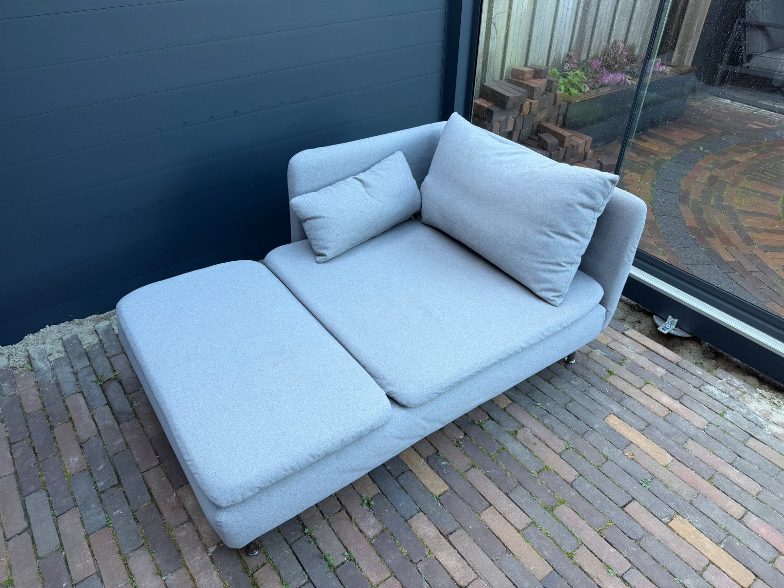 Te Koop leuk IKEA bankje, Ophalen, 150 tot 200 cm, Tweepersoons, 75 tot 100 cm