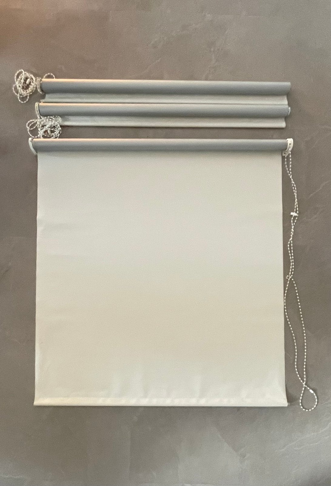3 verduisterings rolgordijnen., Ophalen, Gebruikt, Overige merken, 180 cm