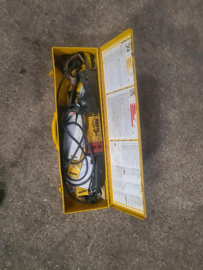 REMS Tiger ANC elektrische reciprozaag in koffer, Ophalen of Verzenden, Gebruikt