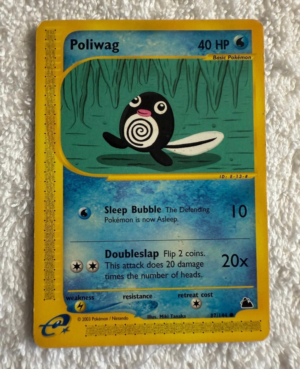 Poliwag skyridge 87/144, Ophalen of Verzenden, Gebruikt