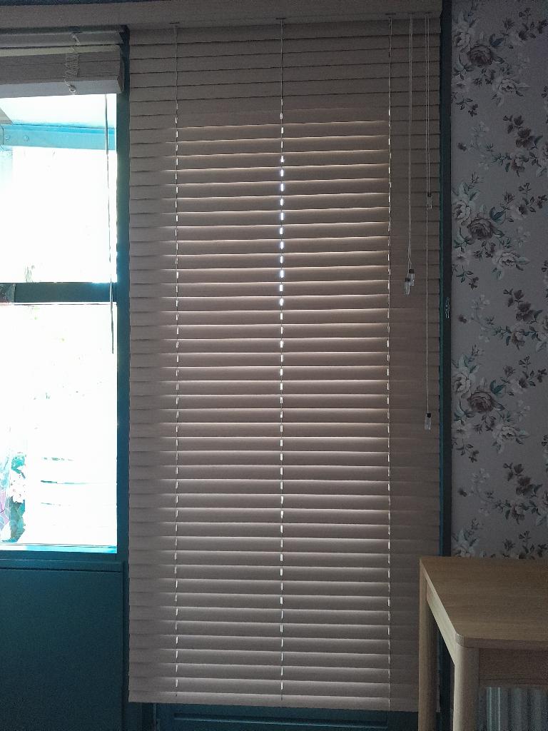 Houten Jalouzie Deur/Hoog Raam, Huis en Inrichting, Ophalen, 200 cm of meer, 50 tot 100 cm, Landelijk