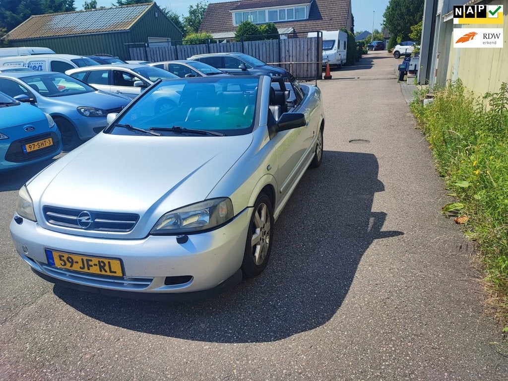 Opel Astra Cabriolet 1.8-16V, Auto's, Opel, Bedrijf, Te koop, Astra, ABS, Airbags, Centrale vergrendeling, Electronic Stability Program (ESP)