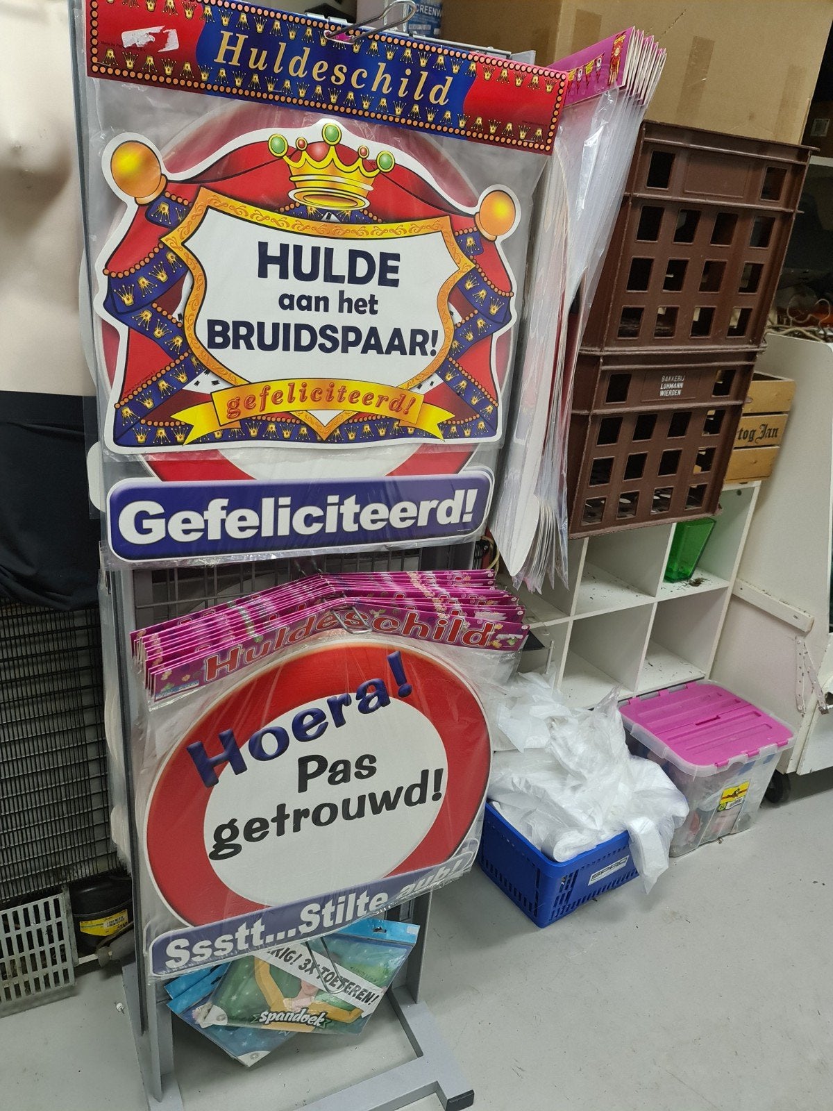 Huldeschilden voor jubilea en feesten, Hobby en Vrije tijd, Ophalen, Nieuw, Versiering, Geboorte of Huwelijk