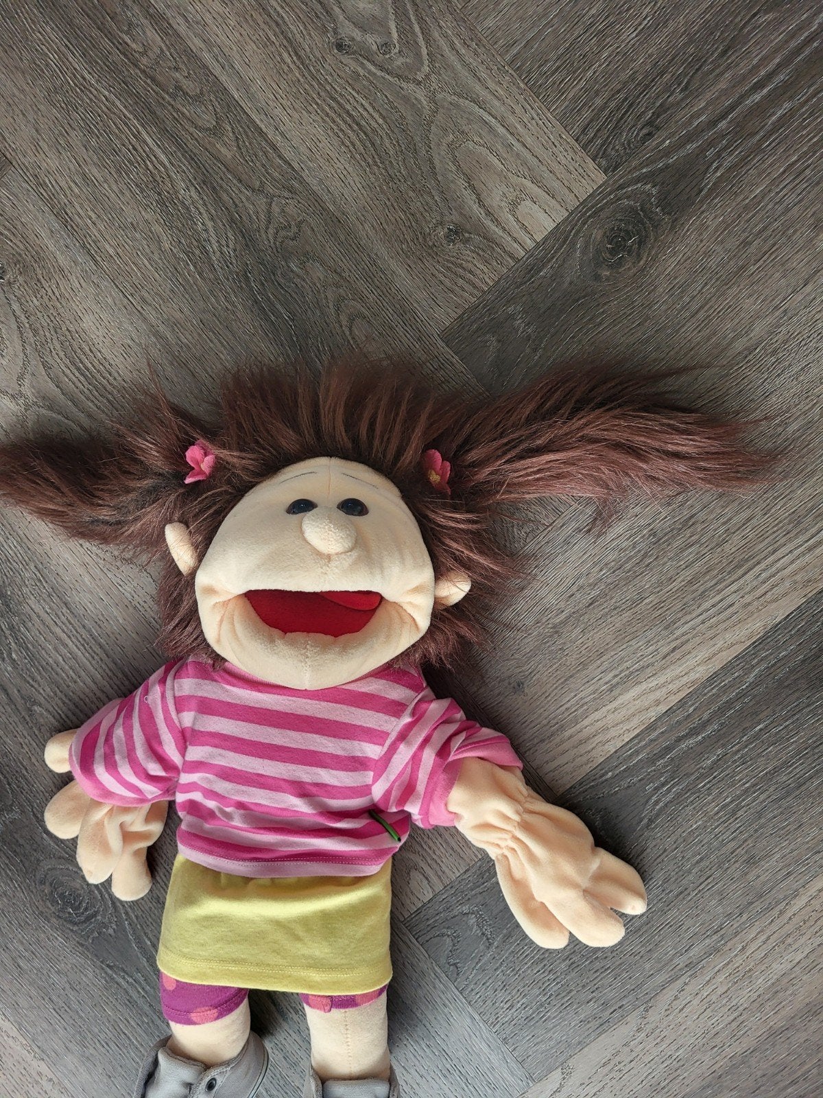 Living Puppets Handpop „Finja, Verzamelen, Poppen, Ophalen of Verzenden, Zo goed als nieuw, Pop