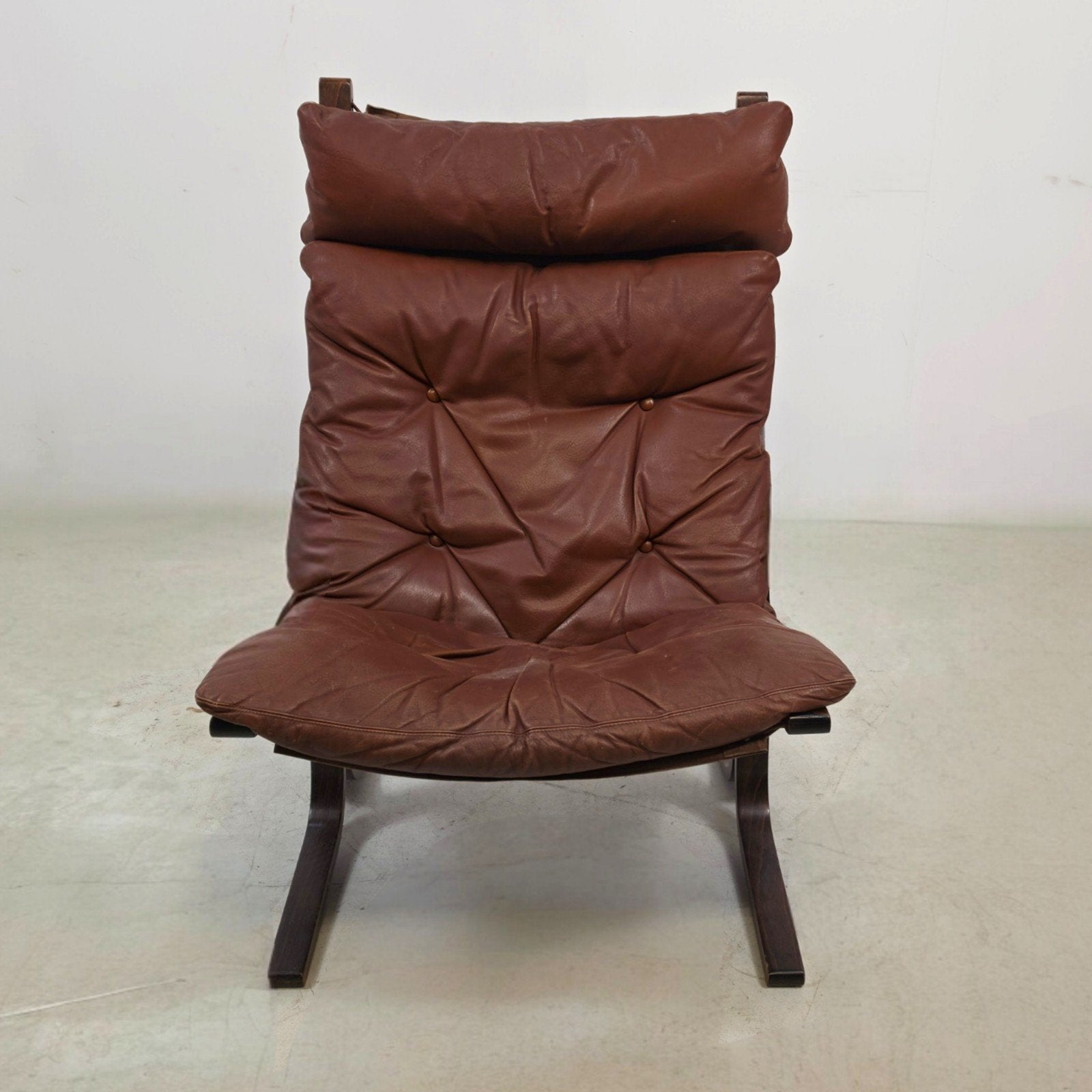 Ingmar Relling ‘Siesta’ lounge chair met voetenbank 70s, Ophalen of Verzenden