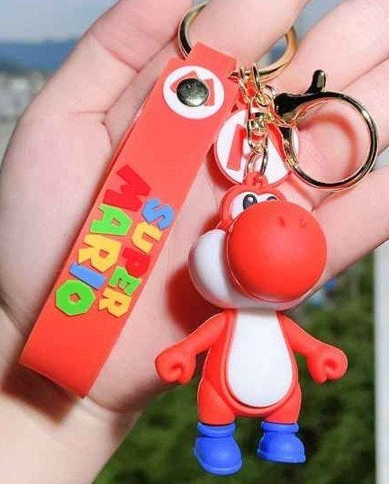sleutelhanger Super Mario / RedYoshi, Ophalen of Verzenden, Nieuw, Knuffel of Figuurtje