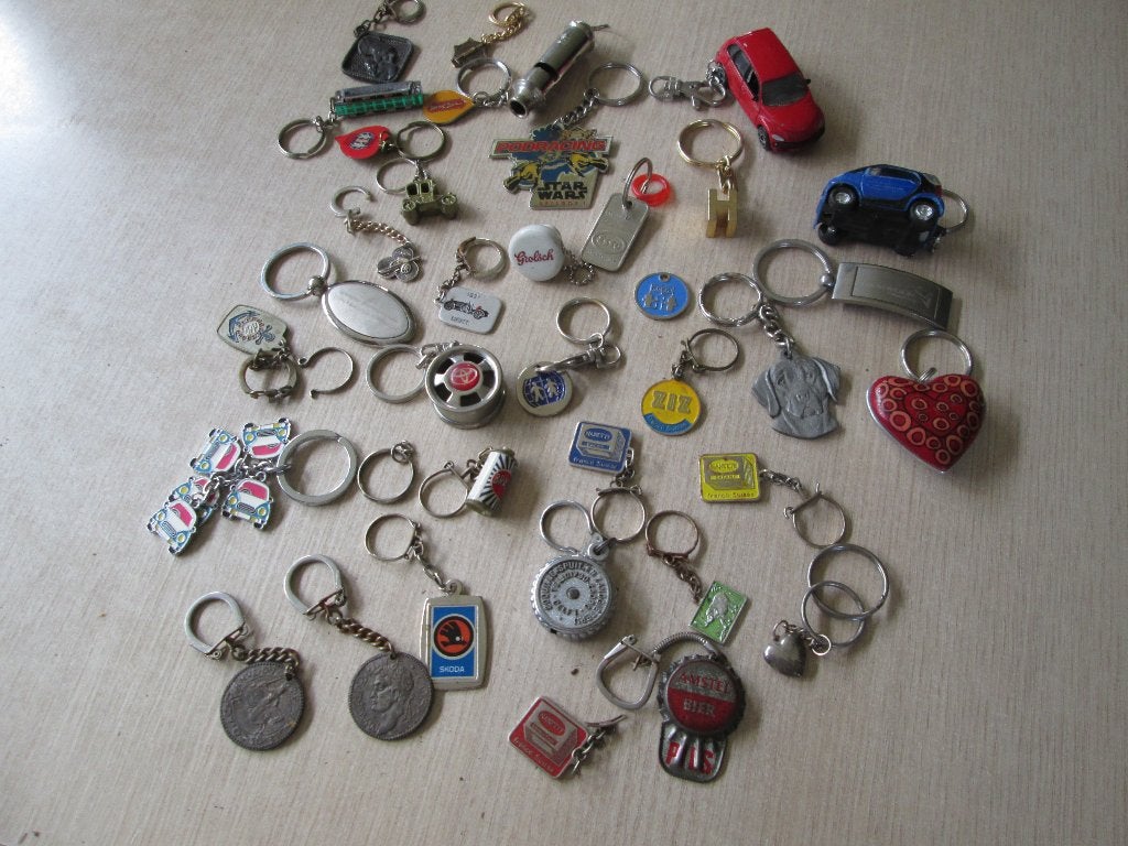 sleutelhangers, Ophalen