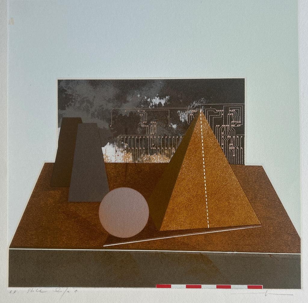 Zeefdruk Martin R. Baeyens, Antiek en Kunst, Verzenden