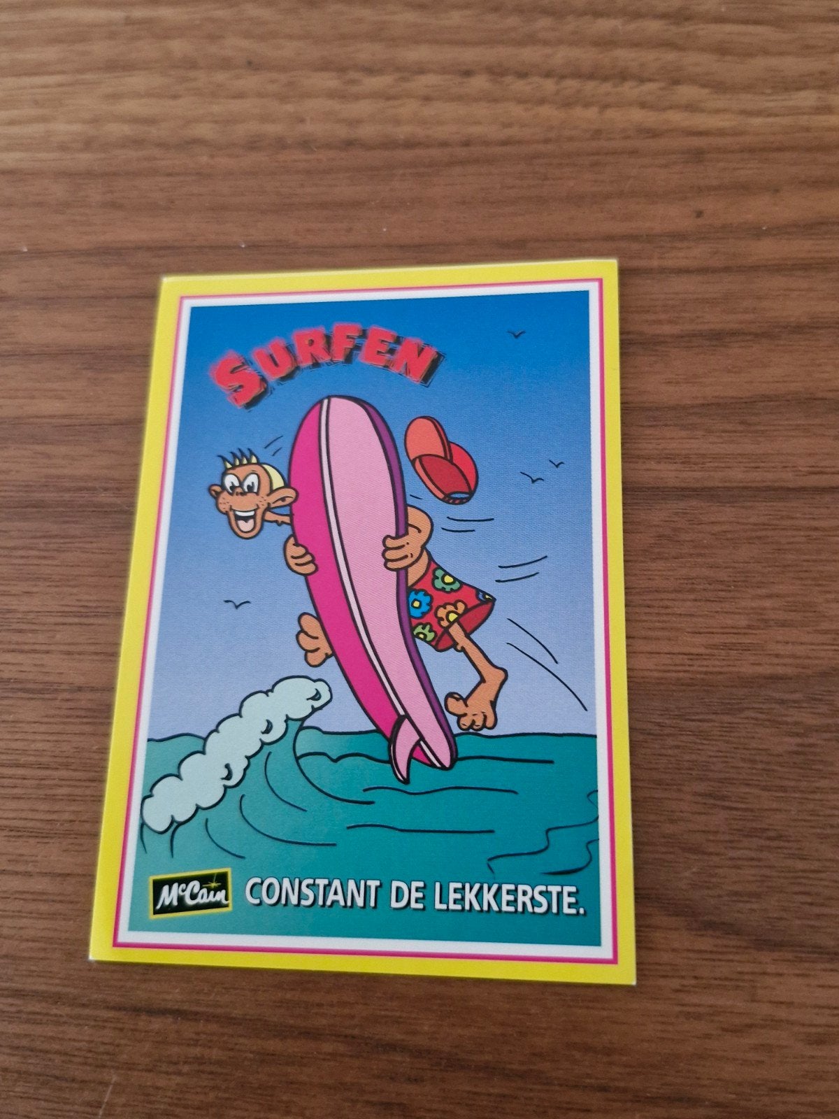 11007 McCain Surfen Plaatje - Constant de Lekkerste, Ophalen of Verzenden