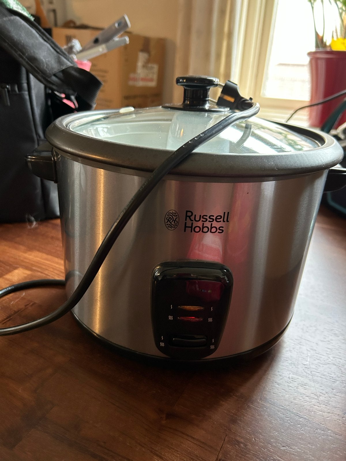 Rijstkoker Russell Hobbs - Zo goed als nieuw, Ophalen of Verzenden, Zo goed als nieuw