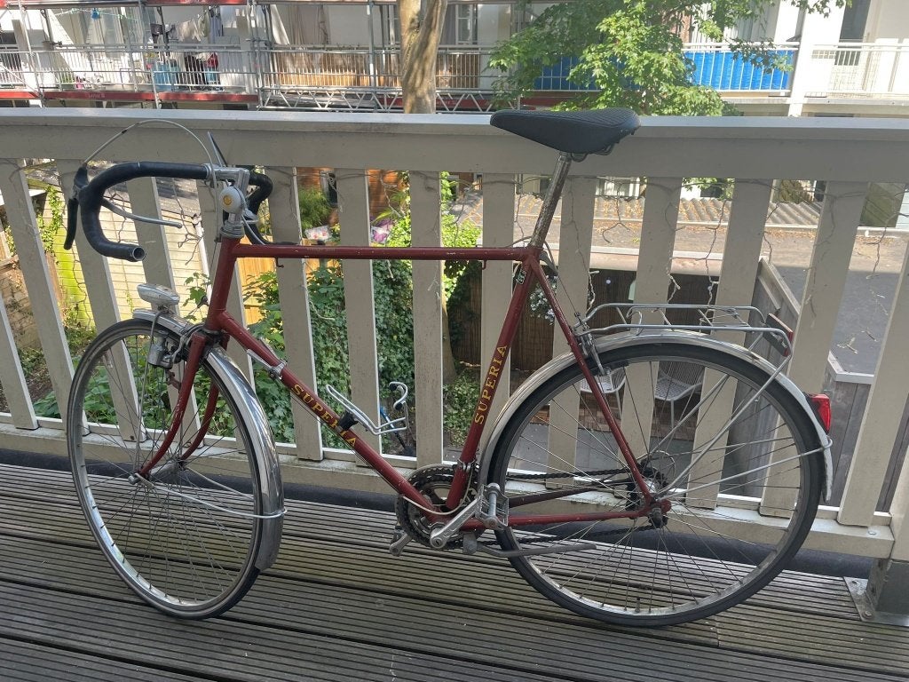 Vintage Superia Road Bike / City Bike, Minder dan 10 versnellingen, Gebruikt, Staal, 61 tot 65 cm
