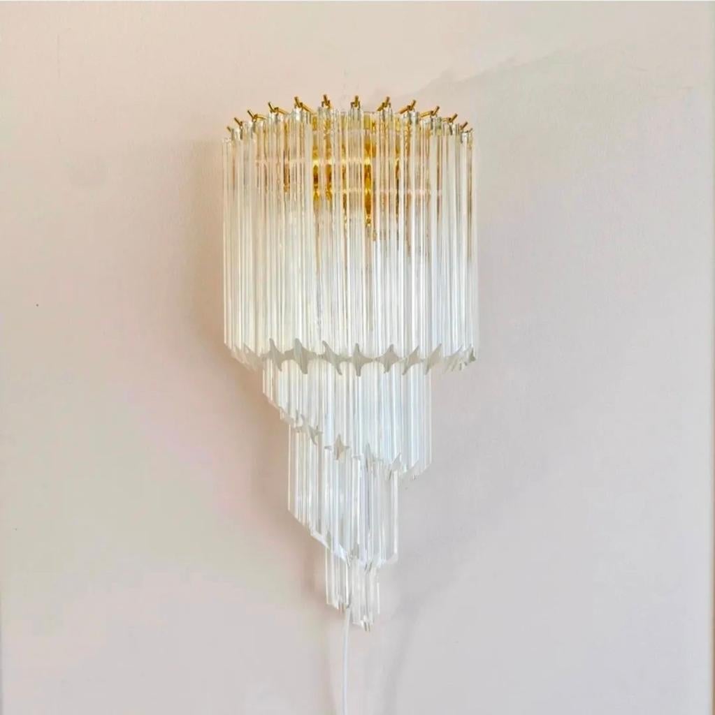 Novaresi kristallen wandlamp, Huis en Inrichting, Lampen | Wandlampen, Ophalen of Verzenden