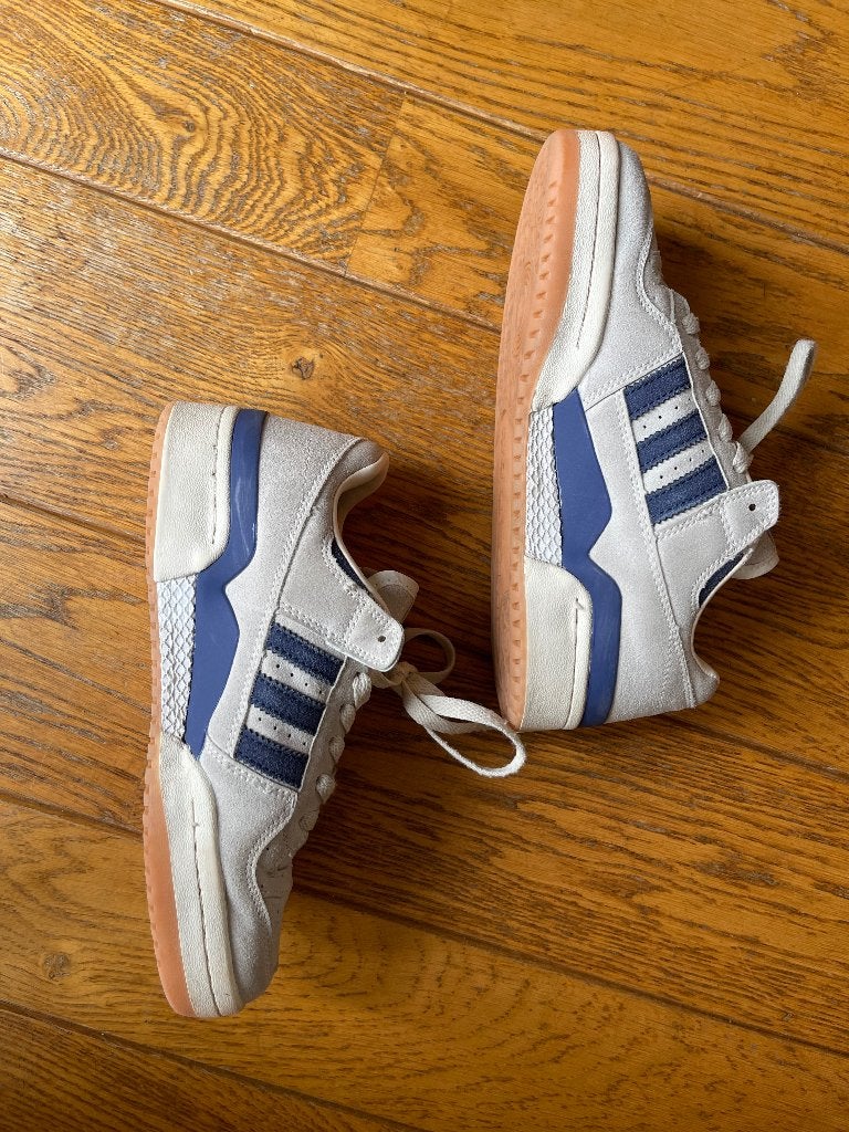 Adidas kinder Sneaker maat 38 1/2  Kleur Wit Blauw, Adidas, Meisje, Schoenen, Ophalen of Verzenden