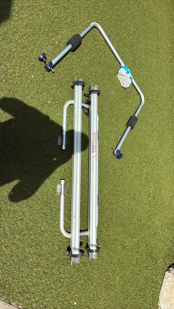 Fietsendrager dissel caravan - kantelbaar, Ophalen, 2 fietsen, Zo goed als nieuw, Fietsendrager-accessoire
